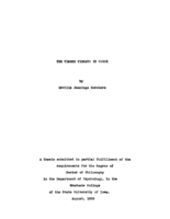 The timbre vibrato in voice