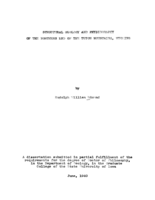 Structural geology and physiography of the northern end of the Teton mountains, Wyoming