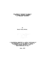 The effect of variation of rate on the recall by radio listeners of "straight" news casts