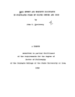 Hall effect and specific resistance in evaporated films of silver, copper and iron