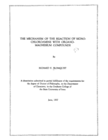 The mechanism of the reaction of monochloroamine with organomagnesium compounds