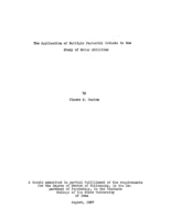 The application of multiple factorial methods to the study of motor abilities