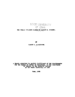The public speaking career of Albert B. Cummins