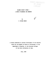 Walter Pater's prose--a study of methods and effects