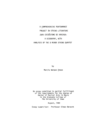 A comprehensive performance project in string literature: Juan Crisóstomo de Arriaga, a biography, with analysis of the D minor string quartet