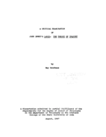 A criticial examination of John Dewey's Logic: the theory of inquiry