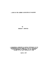 A study of the anhydro derivatives of d-glucose