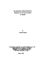 The relationship between mother-child interaction and the social behavior of children