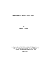 George Campbell's theory of public address