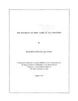The solubility of inert gases in salt solutions