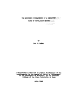 The economic consequences of a declining rate of population growth