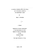 An approach through nature and natural law to the moral principles of Shakespeare's plays