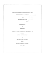The oxidation reduction potential of the ferric-ferrous electrode