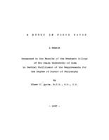 A study in flood waves