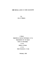 Some temporal aspects of sound localization