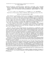 Simultaneous respiratory minute volume and tooth pulp threshold changes following levorphan, morphine and levorphan-levallorophan mixtures in rabbits