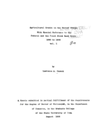 Agricultural credit in the United States, with special reference to the federal and joint stock land banks 1890 to 1936
