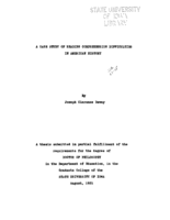 A case study of reading comprehension difficulties in American history