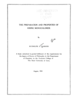 The preparation and properties of iodine monochloride