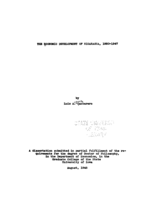 The economic development of Nicaragua, 1920-1947