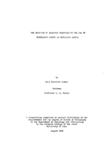 The relation of selected variables to the use of membership groups as reference groups