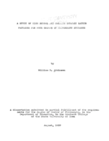 A study of high school and college subject matter patterns for four groups of university students