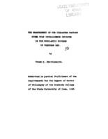 The measurement of the character factors other then intelligence involved in the scholastic success of freshmen men