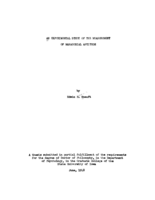 An experimental study of the measurement of managerial aptitude
