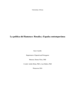 La política del flamenco: Rosalía y España contemporánea