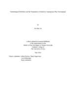 Dramaturgical midwifery and the examination of belief in contemporary play development