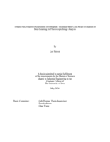 Toward fast, objective assessment of orthopedic technical skill:: case-aware evaluation of deep learning for fluoroscopic image analysis