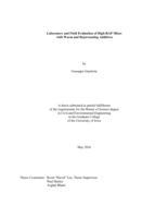 Laboratory and field evaluation of high-RAP mixes with warm and rejuvenating additives