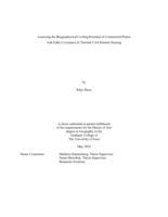 Assessing the biogeophysical cooling potential of constructed prairie with eddy covariance & thermal UAS remote sensing
