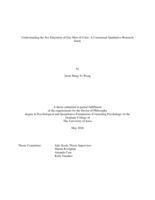 Understanding the sex education of gay men of color: a consensual qualitative research study