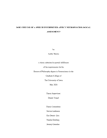 Does the use of a speech interpreter affect neuropsychological assessment?