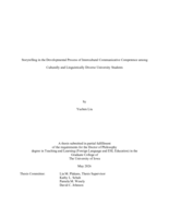 Storytelling in the developmental process of intercultural communicative competence among culturally and linguistically diverse university students