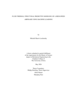 Fluid thermal structural predictive modeling of a high-speed airframe using machine learning