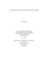 Scale-resolving simulations of the Japan bulk carrier