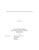 Physical and mental well-being outcomes among individuals working multiple jobs