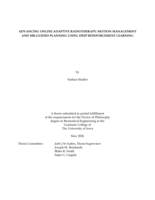 Advancing online adaptive radiotherapy: motion management and MR-guided planning using deep reinforcement learning
