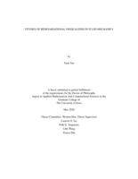 Studies of hemivariational inequalities in fluid mechanics