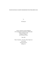 Online Bayesian logistic regression for streaming data