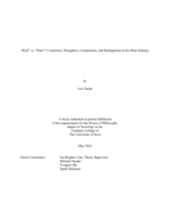 “Real” vs. “fake”? Contention, disruption, containment, and realignment in the meat industry