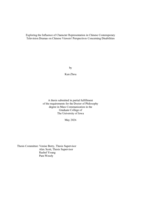 Exploring the influence of character representation in Chinese contemporary television dramas on Chinese viewers' perspectives concerning disabilities