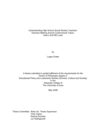 Understanding high school social studies teachers’  decision-making around controversial topics:  Iowa’s anti-DEI laws