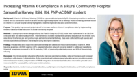 Increasing Vitamin K Compliance in a Rural Community Hospital