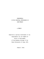 Plerophoria in the spiritual experiences of John Wesley