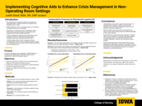 Implementing Cognitive Aids to Enhance Crisis Management in Non-Operating Room Settings