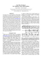 Can I Have the Keys?: Key Validation Using a MIDI Database