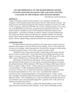 On the Emergence of the Major-Minor System: Cluster Analysis Suggests the Late 16th Century Collapse of the Dorian and Aeolian Modes